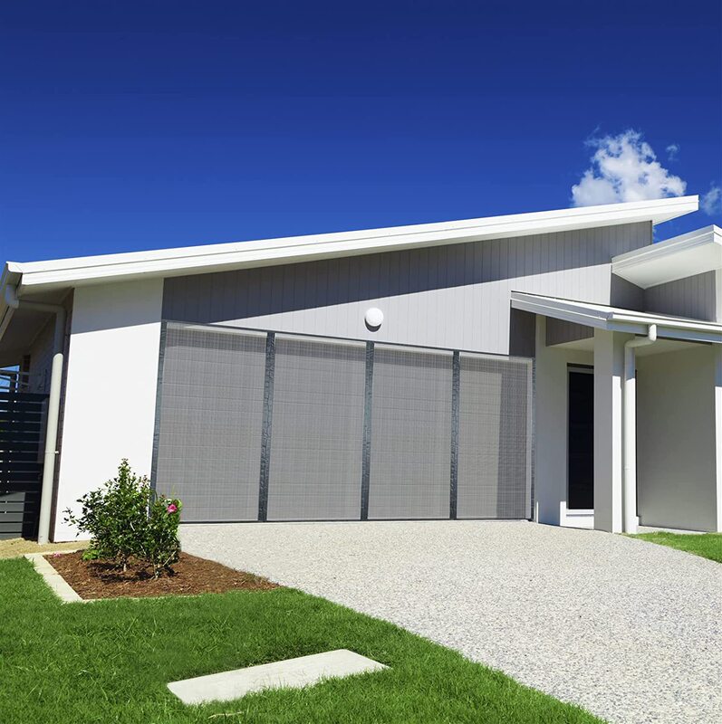 Multi-open garage door curtain for cross-border anti-mosquito magnetic glass fiber gauze non-perforated door curtain fully stitched Velcro Multi-open garage door curtain for cross-border anti-mosquito magnetic glass fiber gauze non-perforated door curtain fully stitched Velcro