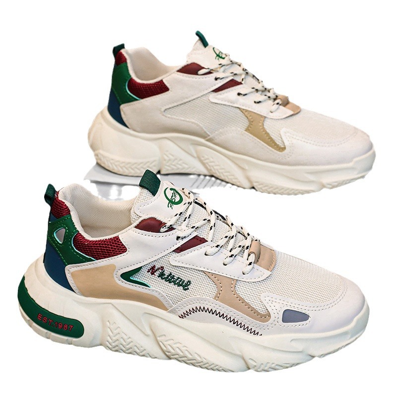 Zapatos de hombre invierno 2026 nuevos zapatos deportivos juveniles de carreras casuales aumentan la popularidad en línea de los zapatos de moda de papá para hombres