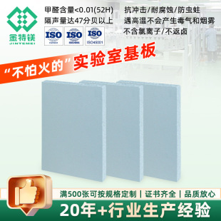 Customized Magnesium Oxide Board Dust-Free Workshop Magnesium Oxide Sandwich Board Chemical Laboratory A1 Grade Magnesium Oxide Fireproof Purification Board