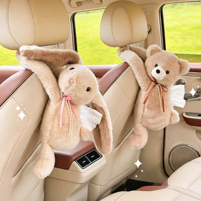 Car Interior Decoration Tissue Hanging — Car tissue box/set