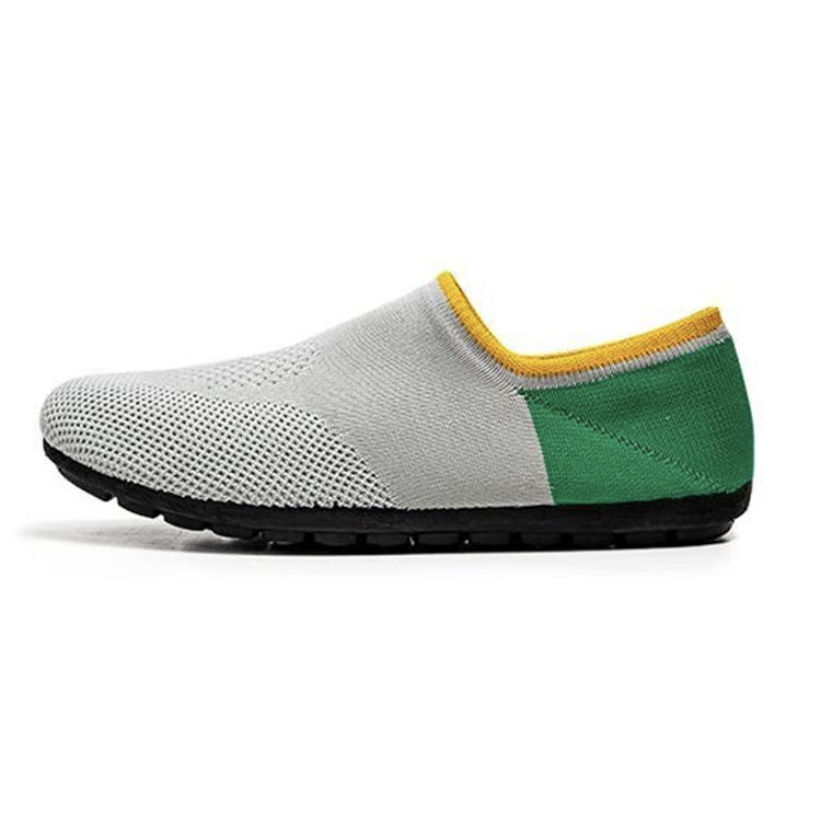 2026 nuevos zapatos casuales de un solo pie para hombres jóvenes cómodos calcetines ligeros de suela suave zapatos deportivos transpirables para interiores image 6
