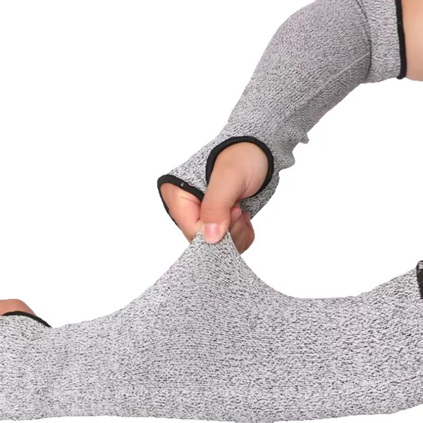 Extended Anti-Cut Protective Sleeves, Level 5 Anti-Scratch Long Arm Protectors, Industrial Anti-Cut Sleeves, Anti-Stab Construction Site Labor Protection Gloves