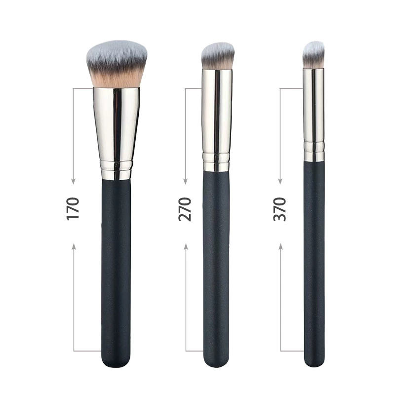 Concealer brush small foundation brush, angled/head options, soft synthetic fibers, 12.6 cm