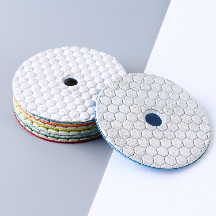 金刚石干磨片3寸/4寸大理石石材角磨机打磨抛光片