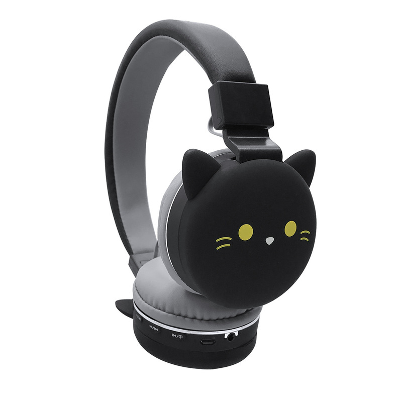 クロスボーダー热い贩売アニメヘッドセットbluetoothヘッドセットワイヤレス二国间ステレオ子供かわいい漫画ヘッドセット|undefined