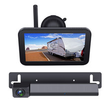 太阳能车载倒车摄像头 car无线盲区监控车载显示器倒车影像全套