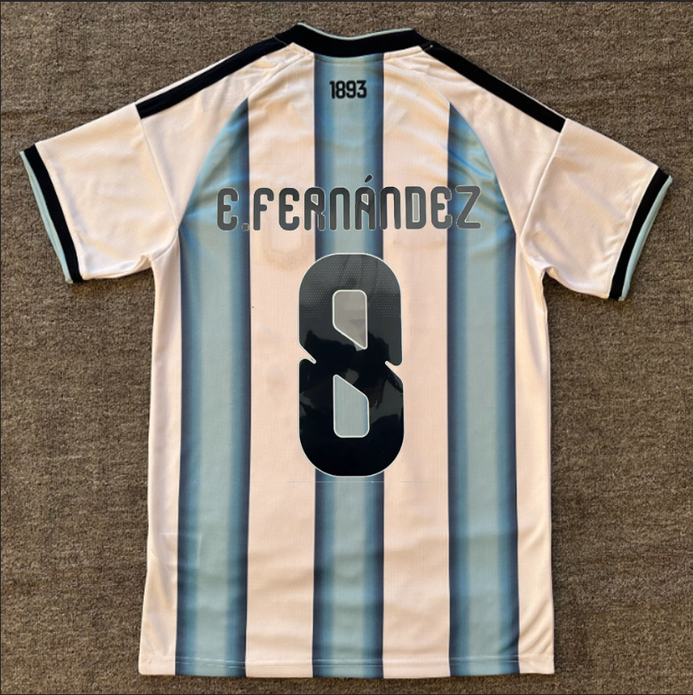 2026 nuevo equipo nacional argentino español camiseta McCallister estrella impresa uniformes de fútbol