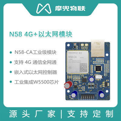 摩兜N58升级版无线通信模块 物联网安防监控4G模组全网通4G模块|ru