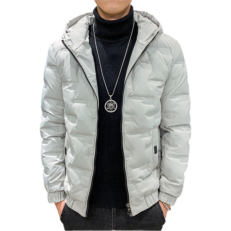 Chaqueta de los hombres 2023 nuevo espesado popular invierno corto pato blanco abajo caliente guapo chaqueta con capucha