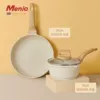 [Two -piece kitchen] fried pan+milk pot
