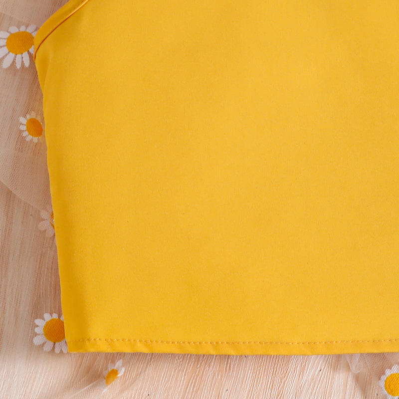 Summer New Children's Wear Sling Top Fashion Printed Pants Girl's Set_voghion.com