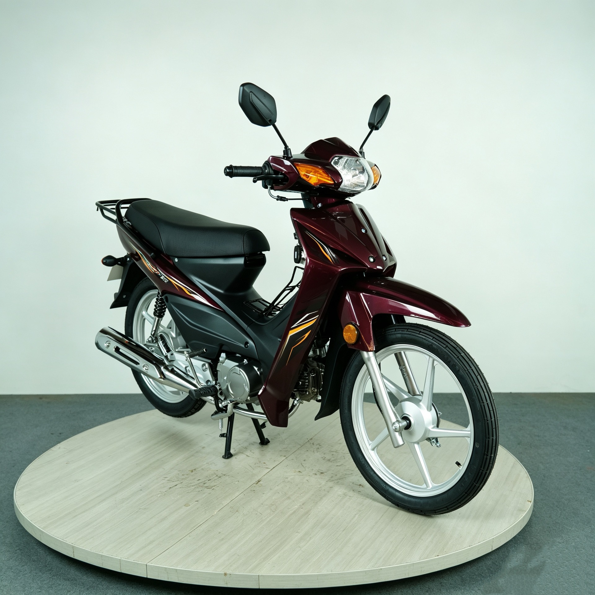 New Model Ud110 Curved Beam Motorcycle, Low Consumption, Fuel-Efficient, Lightweight Commuter Two-Wheeler, Factory Wholesale for Overseas Use