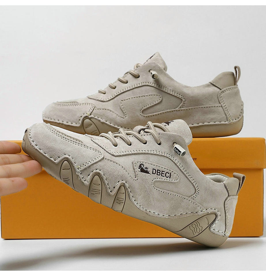 Giày thể thao unisex da thật cỡ lớn, đế bằng, phong cách ngoài trời năng động — 661-3 màu cát, 661-3 màu hồng, 661-3 màu nâu, 661-3 màu trắng chi tiết 28