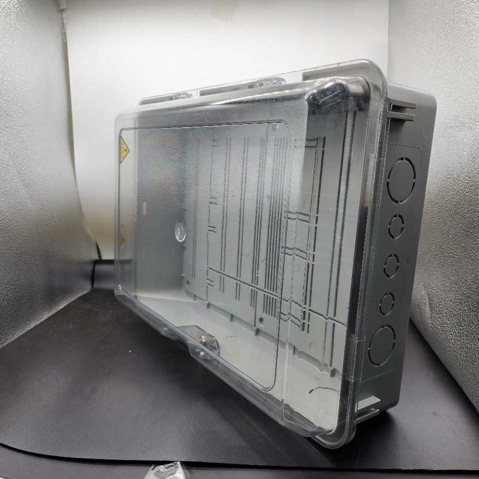 户外防雨防尘胶箱可挂锁防盗防晒塑料透明多功能电表箱计量箱