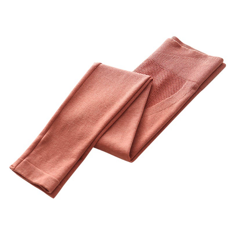 Шерстяные брюки с высокой талией Осенние брюки Теплые брюки с высокой талией для живота Женские теплые бархатные леггинсы для внутренней одежды Облегающие осенне-зимние женские