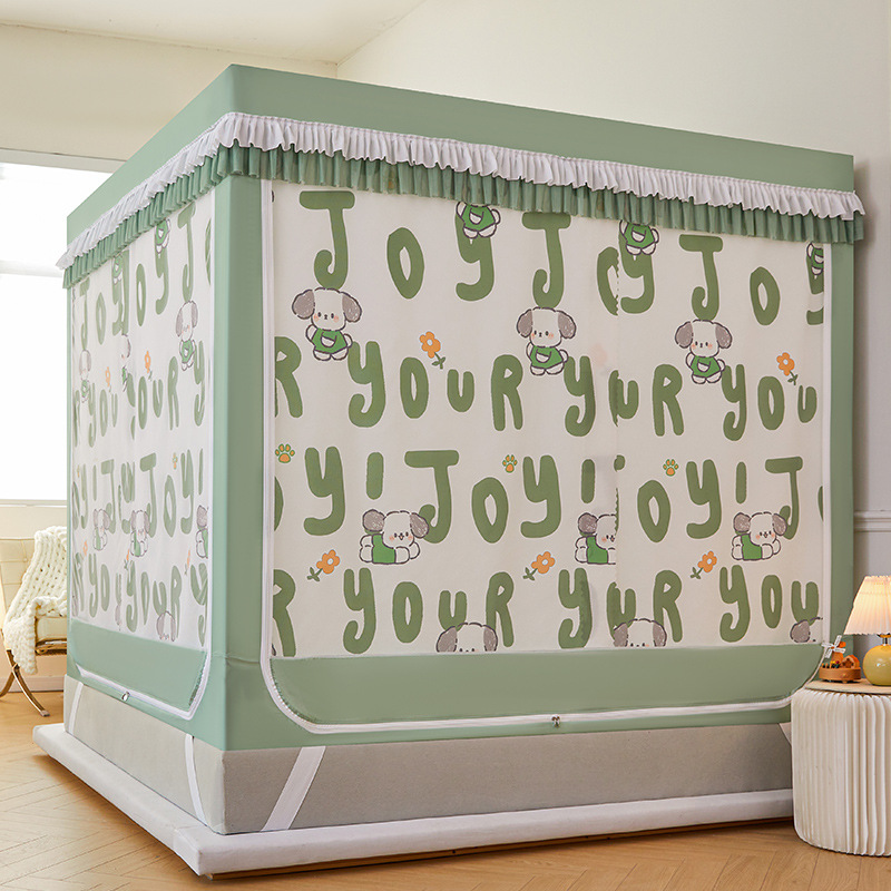 Children's Anti-fall Mosquito Net 2025 New Bedroom Household Installation-free Yurt Baby to Prevent Bed Drop All-inclusive Bottom