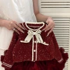 Detachable sweater with bow