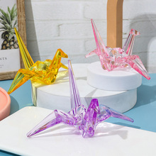 儿童大号透明亚克力抓水晶小熊动物摆件孩子生日节日礼物礼品挂件