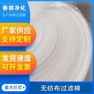 Supply Non-Woven Filter Cotton Air Filter Cotton Dust Paint Room Industrial Waste Gas Primary Filter Cotton Customization