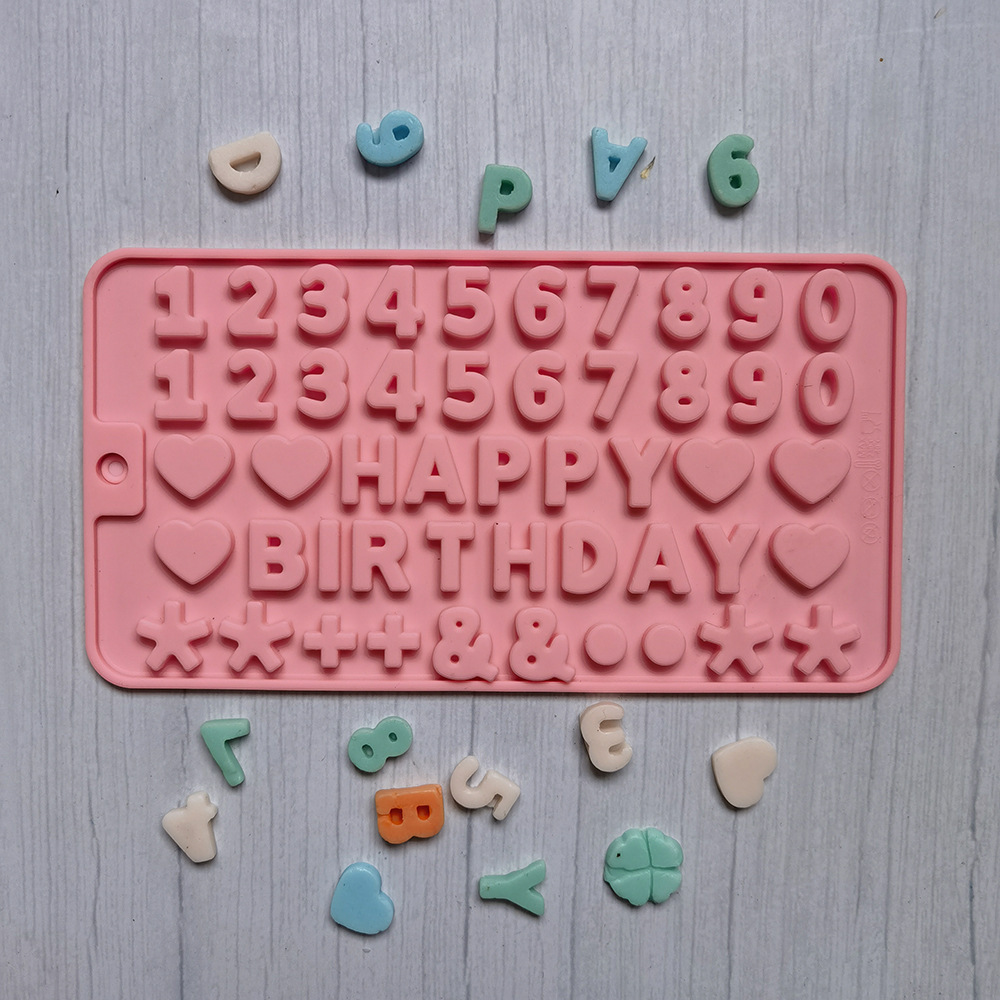 Digital Chocolate 458 Molde de silicona para pastel Molde de pan de tarta de gelatina Herramientas para hornear