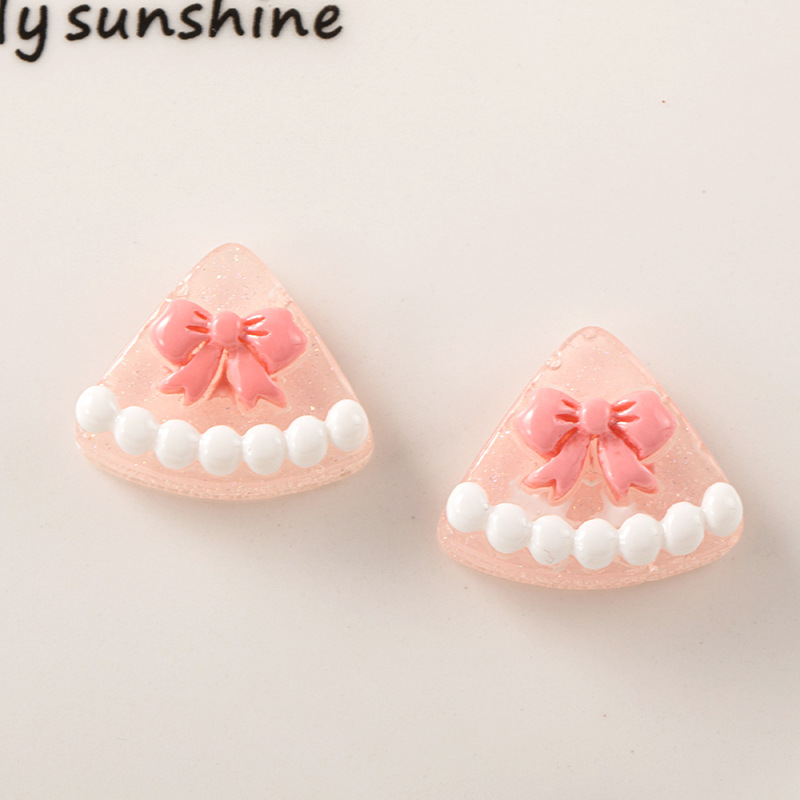 Nube de cristal oso marca accesorios resina conejo chica DIY crema pegamento horquilla accesorios para el cabello y otros materiales al por mayor