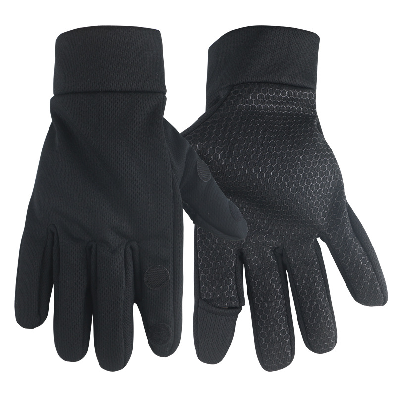 Guantes de invierno a prueba de frío con guantes de esquí calientes gruesos y antideslizantes para montar