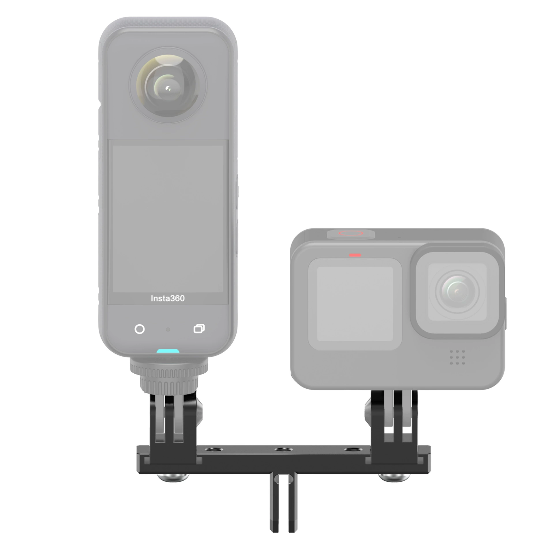 Подходящая для GOPRO Insta DJI спортивная камера алюминиевый сплав двойная машина латто вращающее кольцо расширение Smedu