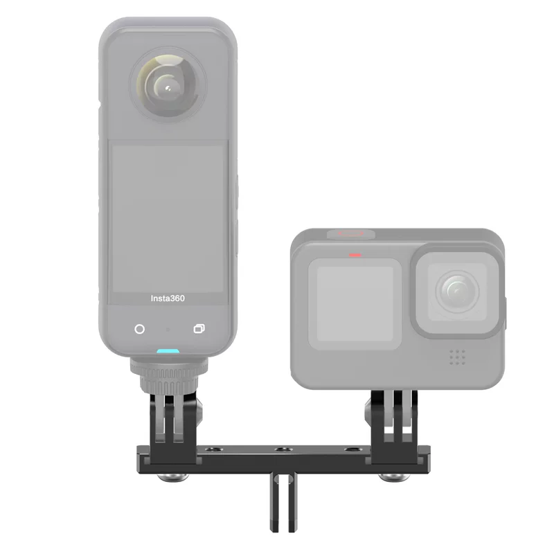 Подходящая для GOPRO Insta DJI спортивная камера алюминиевый сплав двойная машина латто вращающее кольцо расширение Smedu