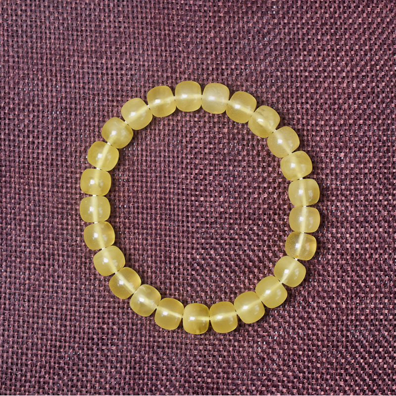 04/금 꿀 비즈 팔찌, 비즈 크기 약 9+mm/무게 약 10.70g