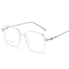 European and American large-frame fashionable personalized eyeglass frames, unisex, suitable for myopia glasses, anti-blue light radiation, natural face slimming