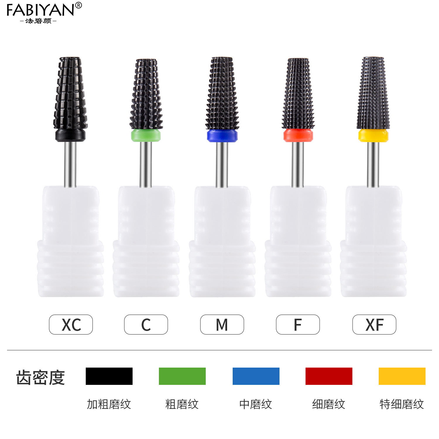 Nuevo negro cerámica uñas molienda cabeza uñas eliminación molienda cabeza frontal cabeza plana descarga taladro rectificadora accesorios herramienta