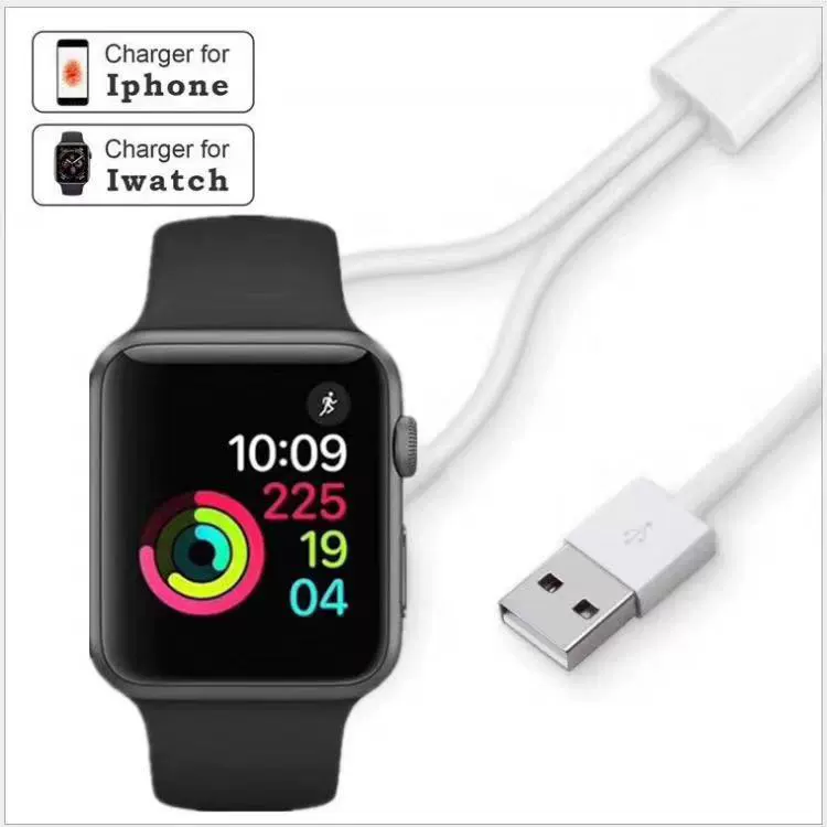 Подходит для Apple Watch Зарядное устройство Type-C Магнит IWATCH беспроводное зарядное USB123456789