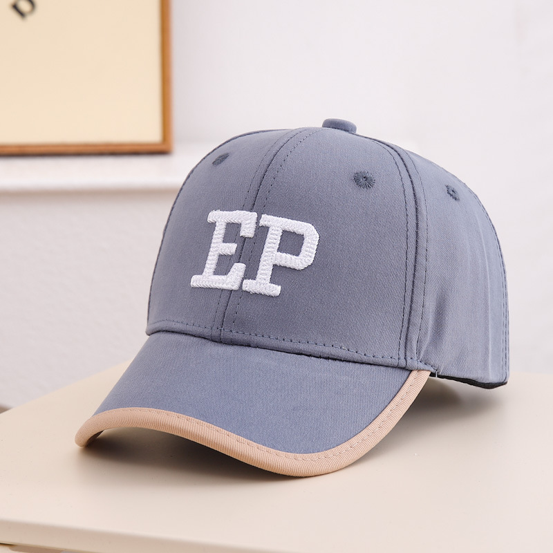 Sombrero de béisbol de primavera y otoño letras coreana para niños sombreros de boca de pato para hombres y mujeres sombreros de sombreros para bebés