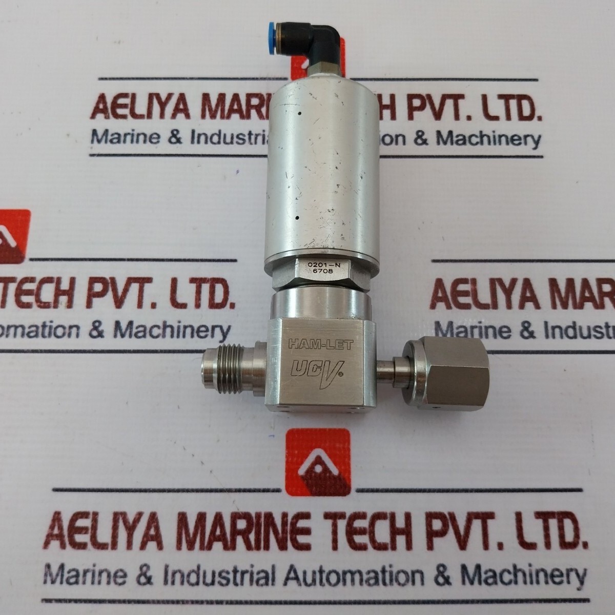 Ham-let HM20-4VKC-GF4M4-SP-300PSI 气动隔膜阀 60-90 PSI ,1/8