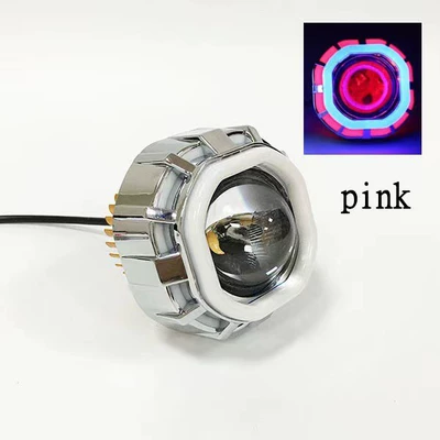 modifications and universal use, Motorcycle headlights, headlights - square-big-red-small-blue