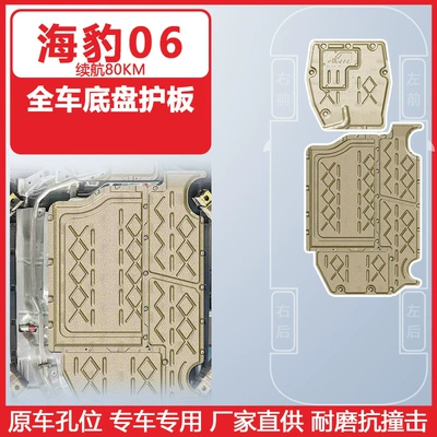 Seal 06 High-Range Model, Full Vehicle: Underbody protection plate/engine baffle