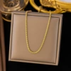 【H6039】 Golden Star necklace golden color