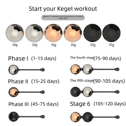 Factory direct sale adult products vaginal dumbbell female postpartum Kegel exerciser sex toy Kegel balls