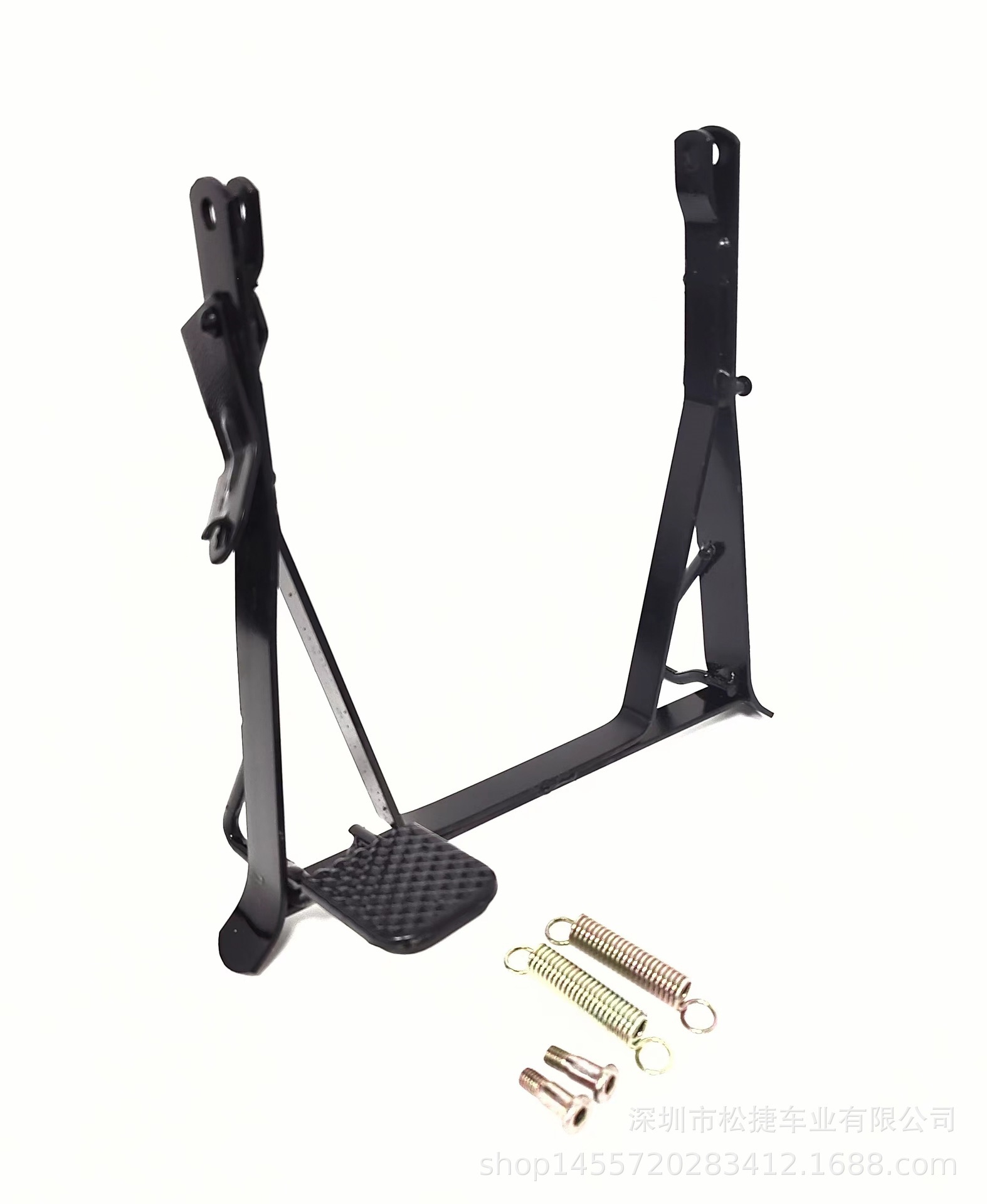 22inch Heavy-duty electric vehicle rear double-leg stand, reinforced and thickened on both sides, large foot support for heavy loads