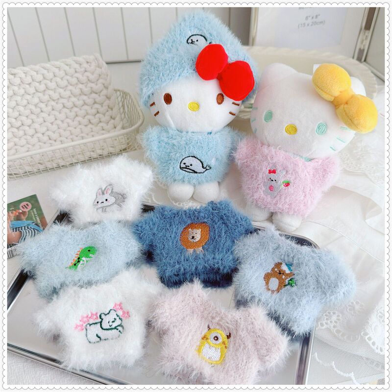 Only Selling Clothes】In-Stock Kt Doll Clothes, Cartoon Cute Animal Sweaters, New Year 10cm Doll Outfit Replacement Only Selling Clothes】In-Stock Kt Doll Clothes, Cartoon Cute Animal Sweaters, New Year 10cm Doll Outfit Replacement