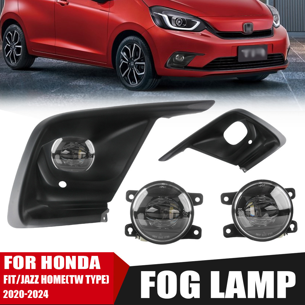 Aplicación del nuevo conjunto de luces antiniebla delanteras LED Fit / jazz Home de honda 2020 - on