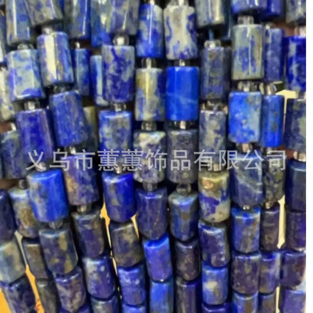 蕙蕙珠宝天然石水晶切面圆管散珠diy饰品配件圆柱首饰珠串珠