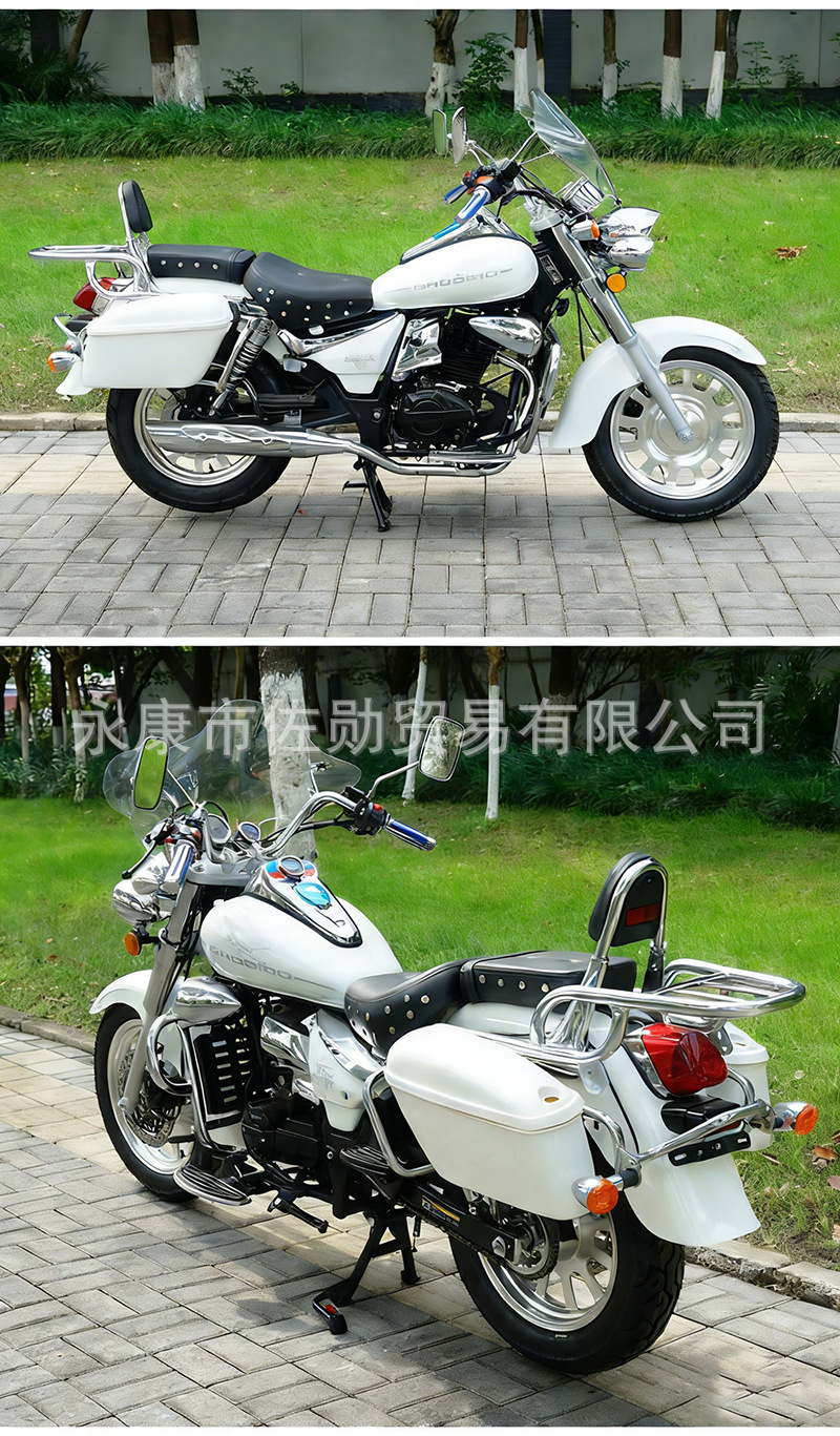 Vintage fully equipped Harley Storm Prince motorcycle, suitable for registration, long-distance passenger-carrying, large-foot pedal, National IV standard motorcycle
