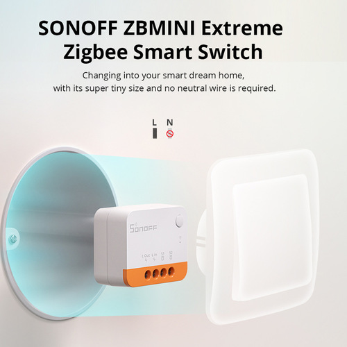 SONOFF ZBMINI L2 single fire dual control intelligent switch module mobile phone remote voice control switch
