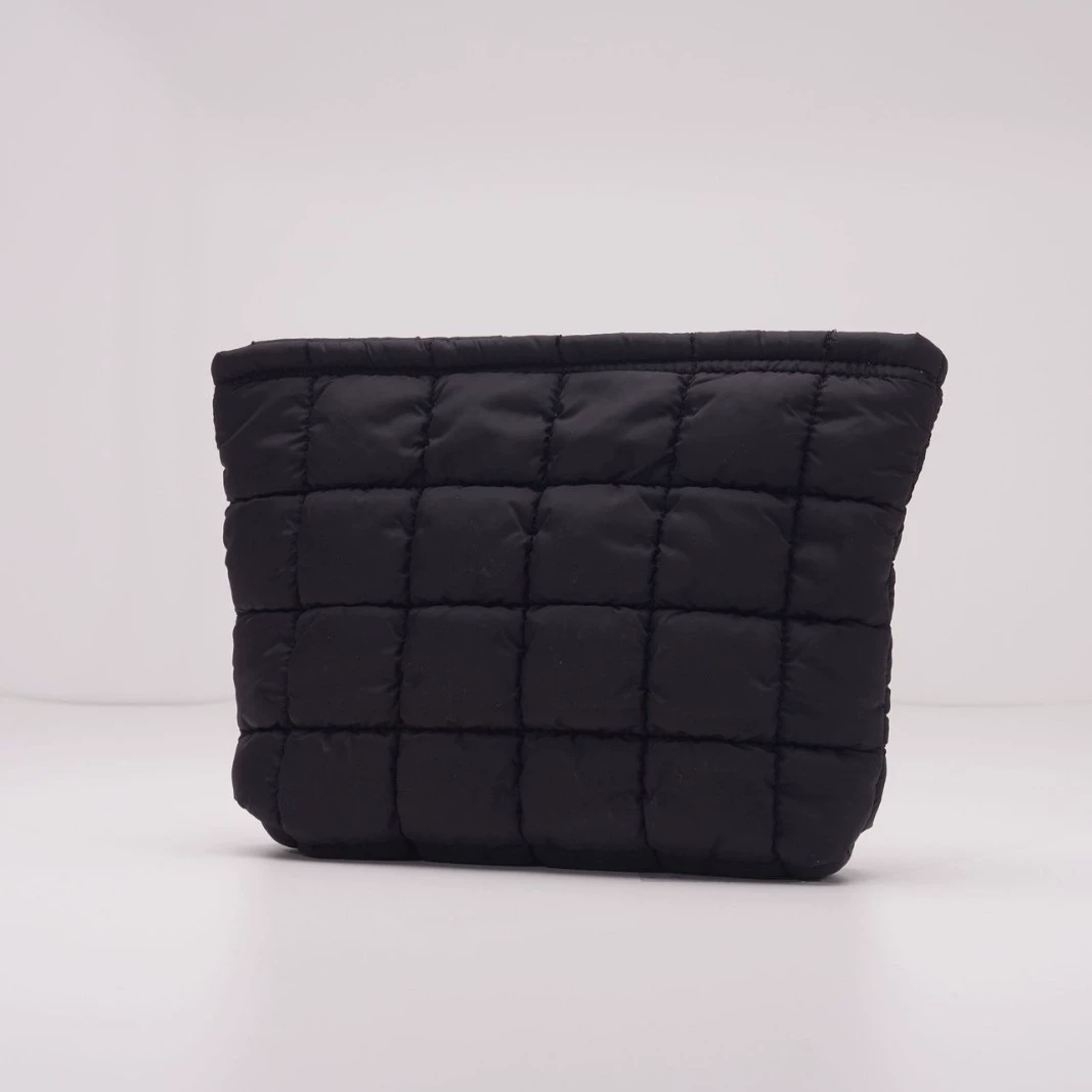 Nylon capacious cosmetic bag, ultra‑light hexagonal organizer, nylon+polyester, 27×16×5 cm