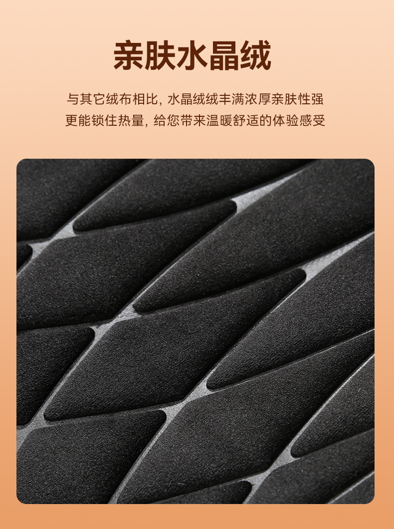 2024 new car heating cushion crystal velvet graphene car heating pad winter warm cushion wholesale