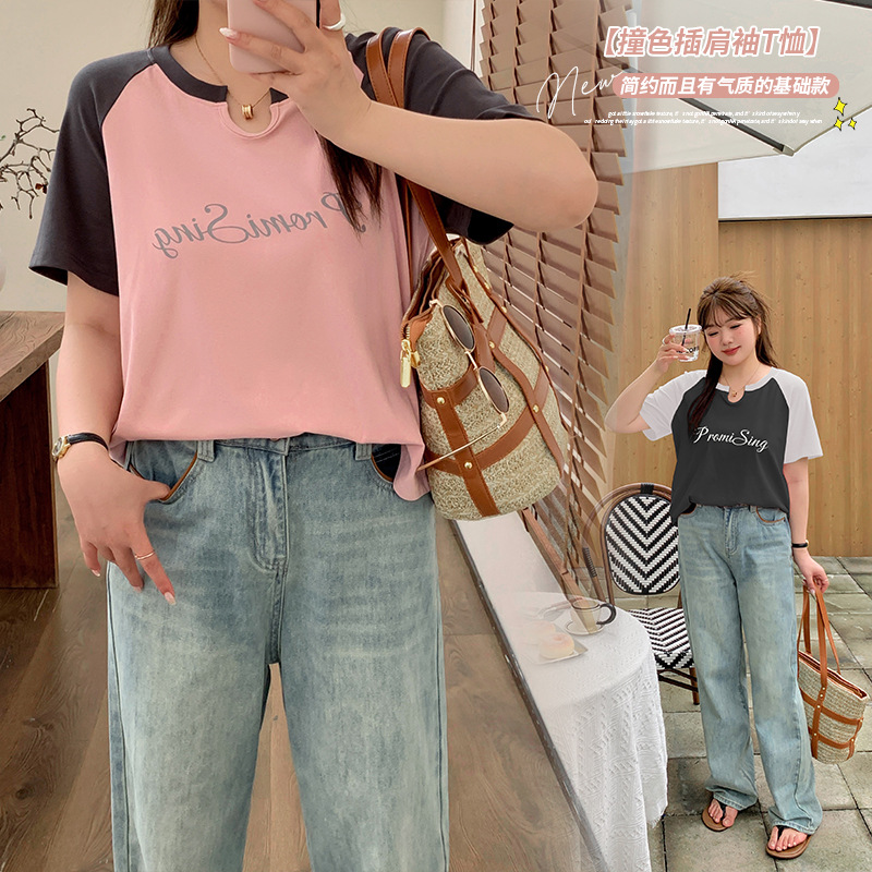  夏  XL-4XL 大きいサイズ Tシャツ