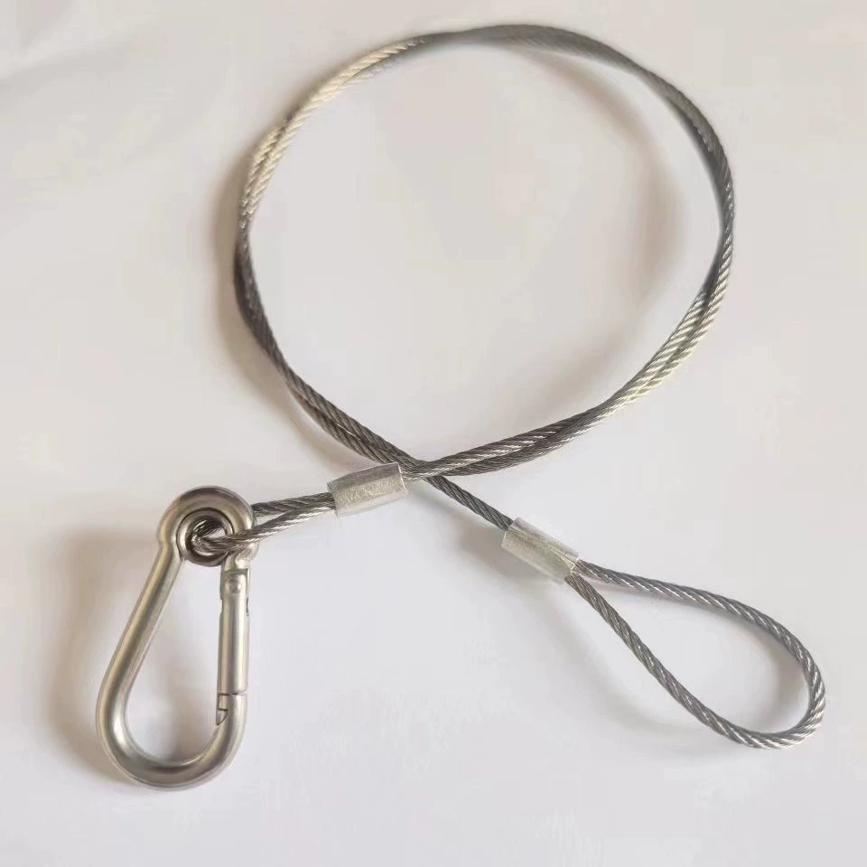 Фабрика прямых продаж 304 стальной проволочный канат из нержавеющей стали, прессование алюминиевого шнура, подвесная шнур, пластиковый стальной шнур, соединительный шнур