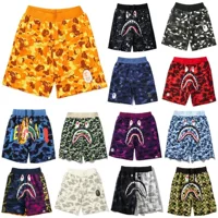 BAPE Shark Head Shorts Мужские летние повседневные шорты с цифровым принтом повседневные брюки фабрика прямых продаж высококачественная ткань