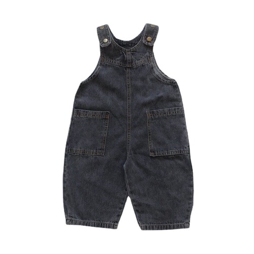Summer girls' denim overalls, baby stylish children's personalized trendy brand Korean-style fashionable internet-famous thin one-piece pants